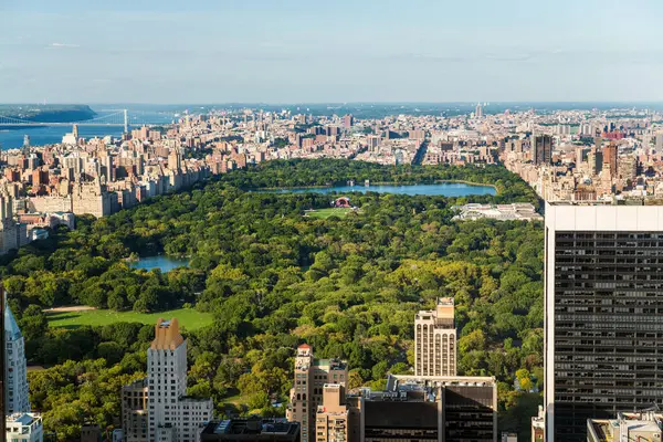 Visualizar Sobre Central Park Nova York Manhattan Nova York Eua Imagem De Stock