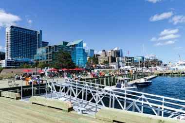Benches at Halifax Waterfront - Halifax, Nova Scotia, Canada