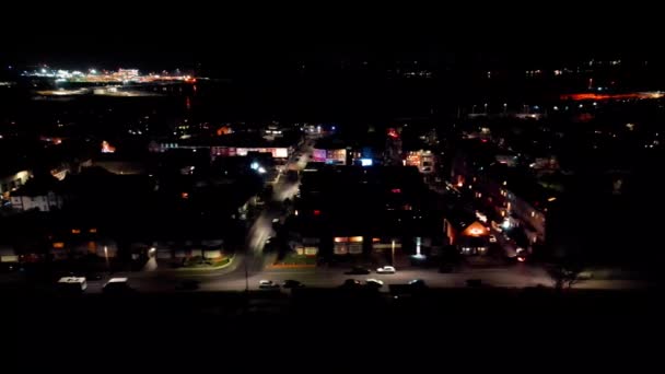 Harwich Felixstowe Insansız Hava Aracı Görüntüleri — Stok video