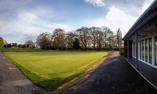 Der Bowlingplatz Castle Park Penrith Cumbria Großbritannien — Stockfoto