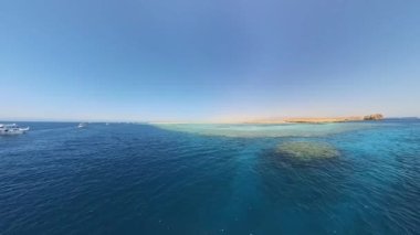 Sina Yarımadası, Kızıldeniz, Mısır 'ın en güney ucunun 4k videosu
