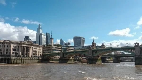 Miejska Panorama Tamizy Londynie Wielka Brytania — Zdjęcie stockowe