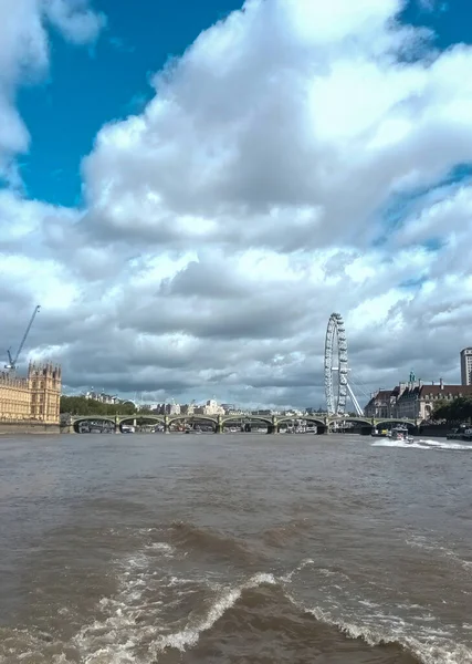 Westminster Bridge Spanning River Thames London — Stock Photo, Image