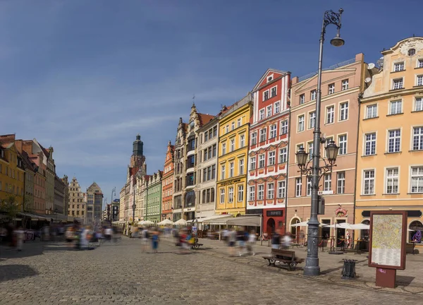 Polonya 'nın Wroclaw şehrinin kalbi.