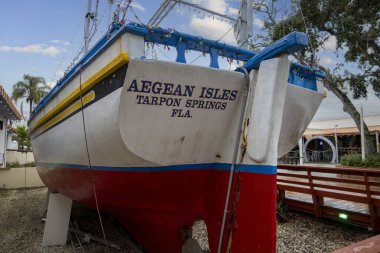 Tarpon Springs, Florida, ABD 'deki Sünger Alışveriş Köyü.