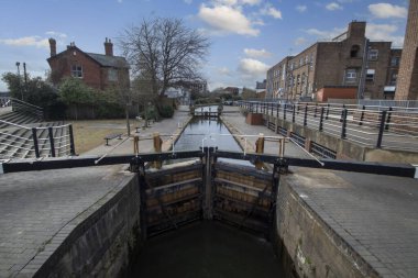 Nottingham, İngiltere 'deki Meadow Lane Kilidi.
