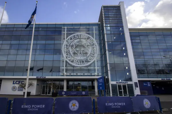 King Power Stadium Lar Leicester City Football Club Leicestershire Reino Imagens Royalty-Free