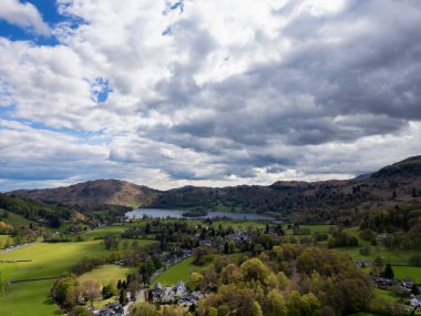 Cumbria, İngiltere 'de Grasmere yakınlarındaki kırsal alan.