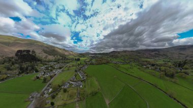 Cumbria, İngiltere 'de Grasmere yakınlarındaki kırsal alan.