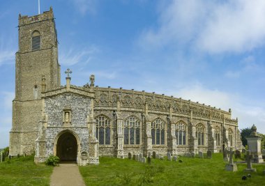 İngiltere 'nin Suffolk kentindeki Blythburgh köyündeki Kutsal Üçlü Kilisesi.