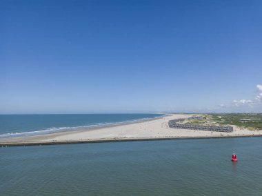 Hollanda Kancası 'nın kumsalı Hollanda' nın Kuzey Denizi kıyısında.