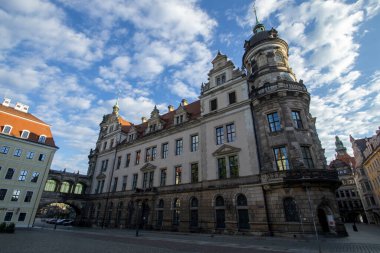 Dresden, Saksonya, Almanya çevresindeki muhteşem mimari