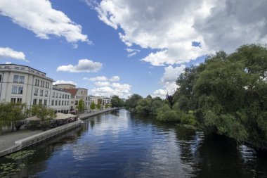 Potsdam 'daki Havel Nehri, Brandenburg, Almanya