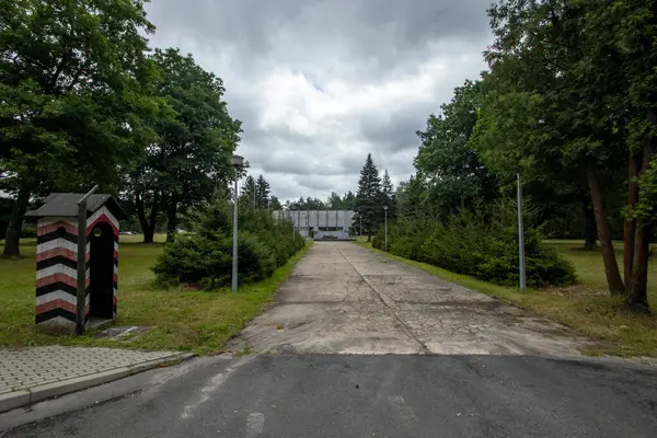 stock image The former POW camp museum, Stalag Luft III, in Zagan, Lubusz, Poland