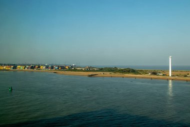 Languard Fort on the coast at Felixstowe, Suffolk, UK clipart