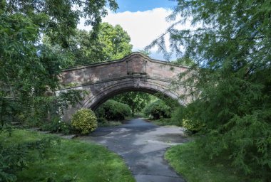 Dell Bridge in Port Sunlight, Birkenhead, Wirral, UK clipart