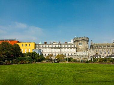 Dublin, İrlanda 'nın merkezindeki tarihi Dublin Şatosu