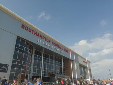 St Marys Stadium is home to Southampton Football Club in Hampshire, UK clipart