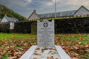 The grave of Private John Williams, who was awarded the Victoria Cross during the Battle of Rorke's Drift in 1879, in St Michaels Churchyard, Cwmbran, Wales clipart