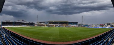 Brunton Park is home to Carlisle United Football Club in Cumbria, UK clipart