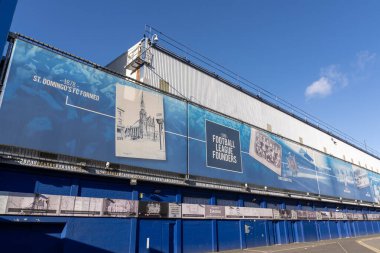 Goodison Park, İngiltere, Liverpool 'daki Everton Futbol Kulübü' nün evi.