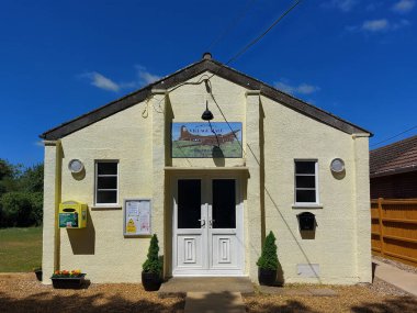 Thorpe Abbotts, Norfolk, İngiltere 'deki köy salonu.