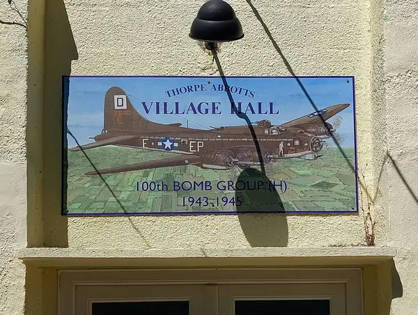 Thorpe Abbotts, Norfolk, İngiltere 'deki köy salonu.