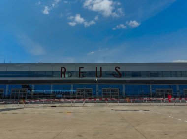 Katalonya, İspanya 'daki Reus Havaalanı terminali.