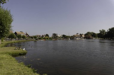 Thorpeness, Suffolk, İngiltere 'deki tekne gölü.