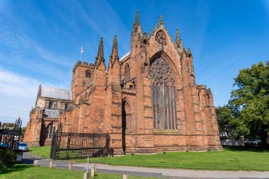 Carlisle, Cumbria, İngiltere 'deki Kutsal ve Bölünmez Üçlü Katedral Kilisesi.
