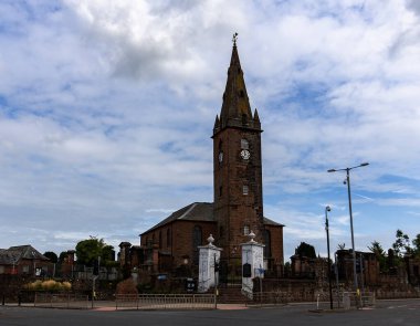 Dumfries, Dumfries ve Galloway, İskoçya 'daki St. Michaels ve South Parish Kilisesi