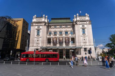 The National Theatre in Belgrade, Serbia