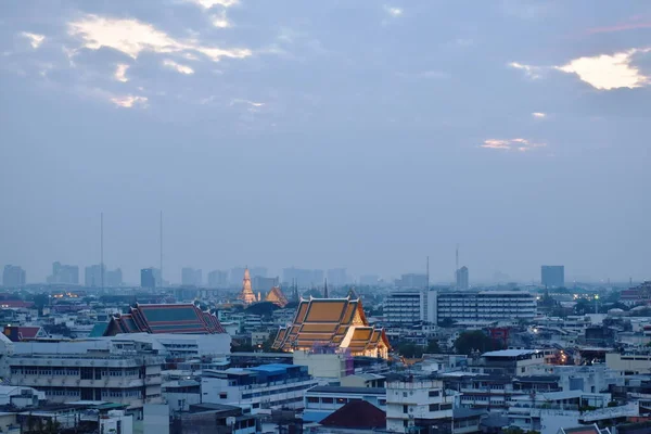 Bangkok Tayland Daki Binadan Şehrin Üst Manzarası — Stok fotoğraf