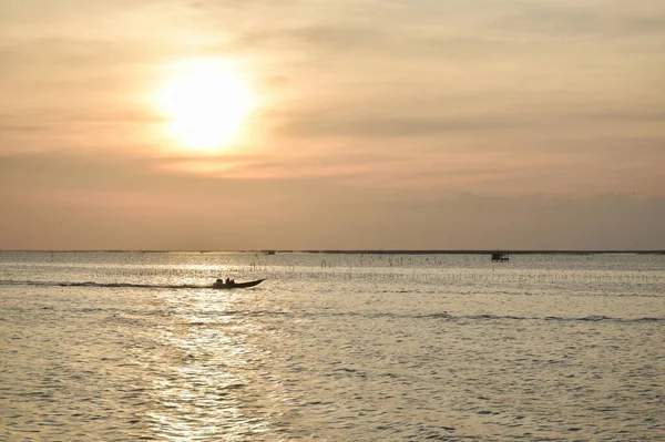 Meereslandschaft Bei Sonnenuntergang Thailand — Stockfoto