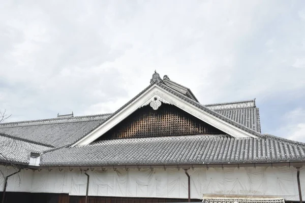 Kumamoto Castle Destroyed Fire Governor Rebuild Conserve Japan Royalty Free Stock Images