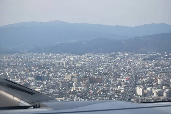 Městská Krajina Věže Fukuoka Třetí Nejvyšší Cestovní Lokalita Budovy Japonsku — Stock fotografie