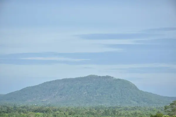 Landschap Van Berg Bij Klong Klang Waterreservoir Meer Thailand — Stockfoto