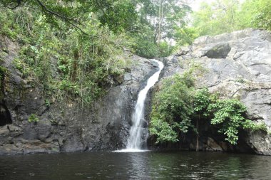Jetkod-Pongkonsao, ormandaki büyük şelale seyahat konum Tayland
