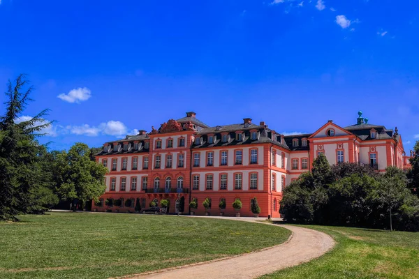 Дворец Бибриха Один Самых Важных Дворцов Европы Германии — стоковое фото