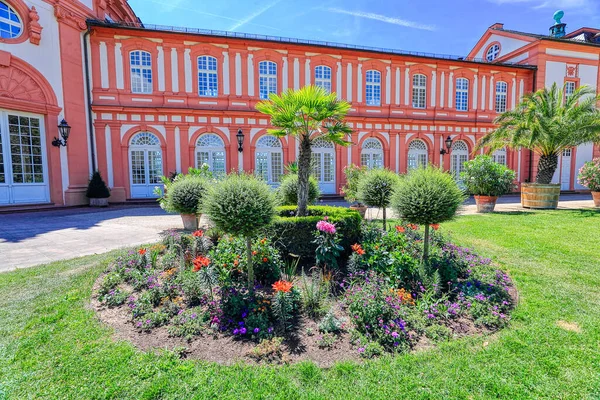 Дворец Бибриха Один Самых Важных Дворцов Европы Германии — стоковое фото