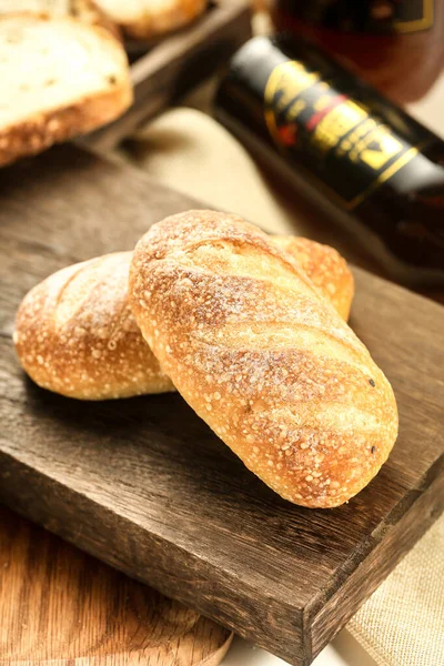Klasik Ekmek Fotoğrafı Orijinal Çiğ Ekmek Merhaba Fotoğraf — Stok fotoğraf