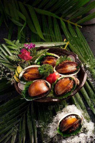 Oblíbené Pokrmy Mořských Plodů Asii Res Fotografie — Stock fotografie