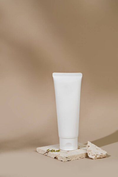 White tube no logo no brand for mockup products