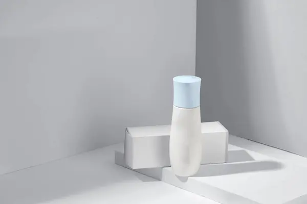 Labelless Cosmetic Jar Prototype Design — Stock Photo, Image