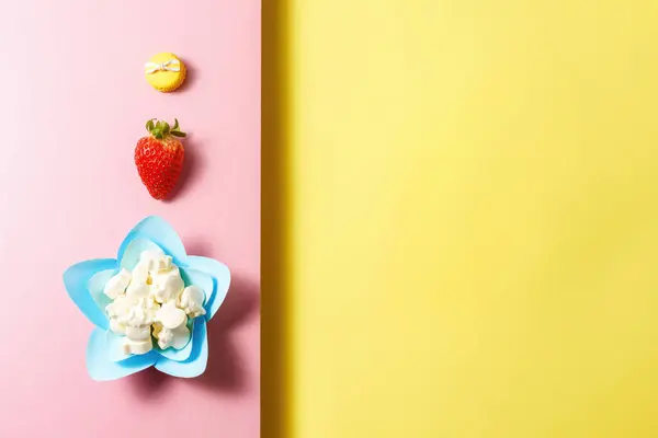 赤ちゃん製品 ビタミン キャンディー 栄養補助食品のためのカラフルな背景 — ストック写真