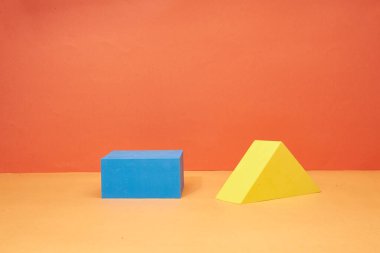 Ürün gösterisi için Geometrik taze yaratıcı arkaplan resmi