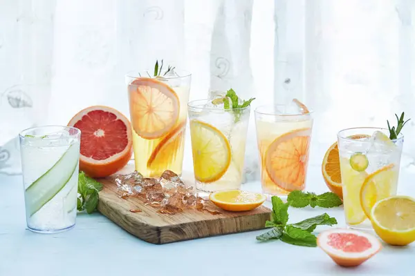 Beautiful Images Fruit Drinks High Quality Photos Summer Drinks — Stock Photo, Image