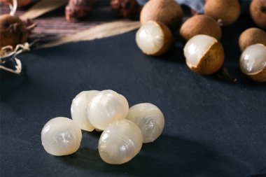 Longan, Vietnamlı Longan, soyulmuş Longan, yüksek kaliteli fotoğraflar