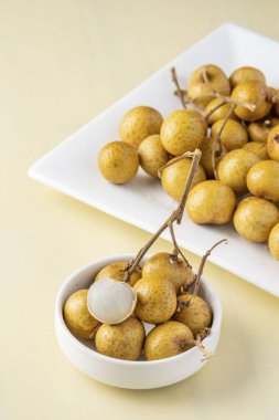 Longan, Vietnamlı Longan, soyulmuş Longan, yüksek kaliteli fotoğraflar