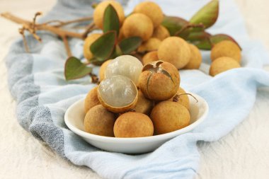 Longan, Vietnamlı Longan, soyulmuş Longan, yüksek kaliteli fotoğraflar